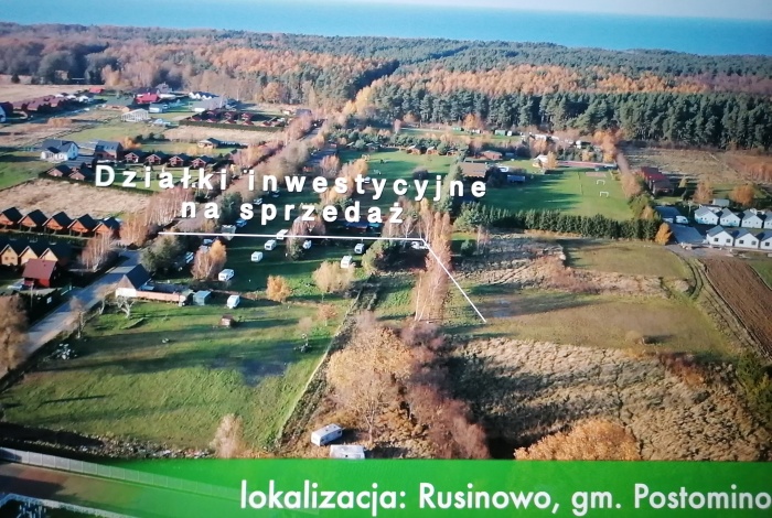 Działka na sprzedaż w Postomino Rusinowo Bajkowa o powierzchni 4300 mkw