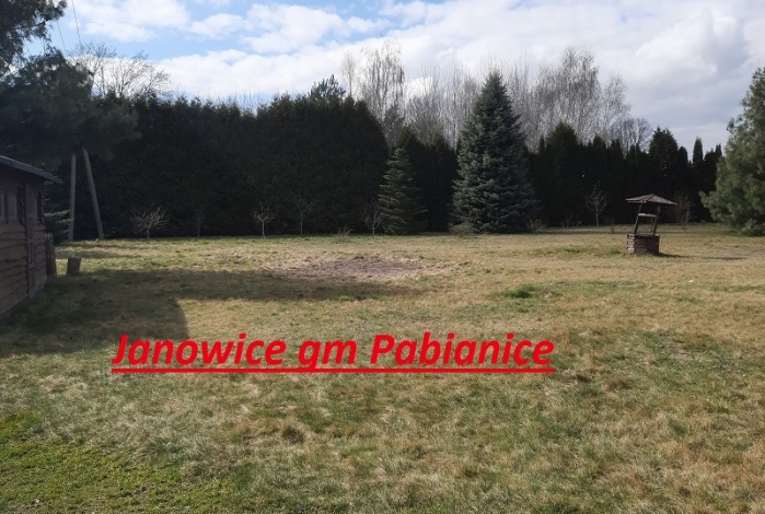 Działka na sprzedaż w Pabianice  ws. Janowice o powierzchni 2753 mkw