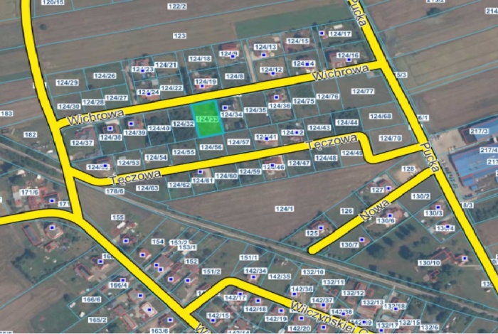 Działka na sprzedaż w Władysławowo  Łebcz ul. Wichrowa o powierzchni 1000 mkw