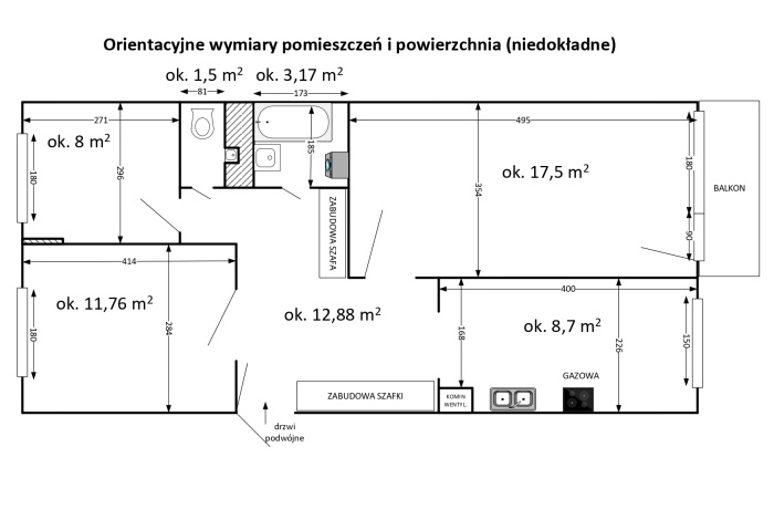 Mieszkanie na sprzedaż w Gdynia Karwiny Buraczana o powierzchni 64 mkw