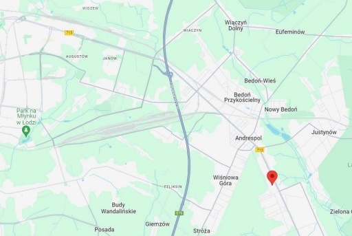 Działka na sprzedaż w Andrespol  Rokicińska 10A o powierzchni 3140 mkw