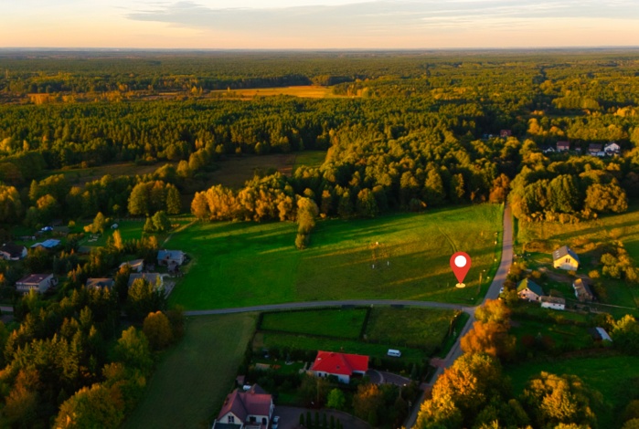 Działka na sprzedaż w Kampinos Kampinos Partyzantów o powierzchni 1687 mkw